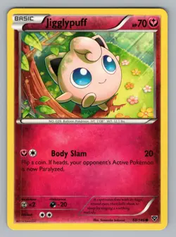 JIGGLYPUFF 88 C POKEMON LP XY SAKUMA 0-` - Image 1