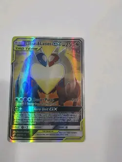 Pokemon Latias & Latios GX 170/181 Sun And Moon Full Art Rare Holo - Image 1