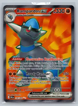 Pokemon TCG ME05: Pitch Black Rampardos Ultra Rare ex 100/084 - Image 1