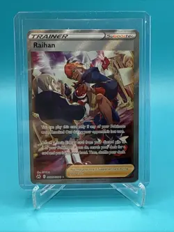 Pokemon TCG Raihan GG65/GG70 Crown Zenith Galarian Gallery Trainer Rare Card - Image 1