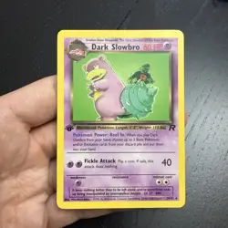 Pokemon TCG : Dark Slowbro - Team Rocket 1st Edition 29/82 Non Holo WOTC NM - Image 1