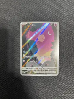 Pokemon Munna 116/086 Sv: Black Bolt Illustration Rare Holo Basic EN - Image 1