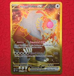 The Pokemon Company Pokemon TCG Bloodmoon Ursaluna ex 222/167 SIR Holo EN 2024 - Image 1