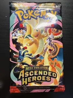 Pokemon TCG - Mega Evolution-Ascended Heroes Booster Pack NEW SEALED - Image 1