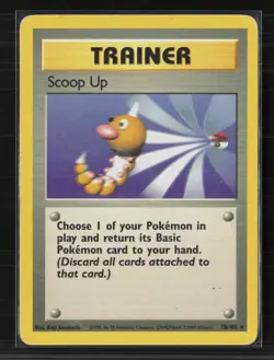 Pokemon 1999 Base Set Scoop Up #78/102 - Image 1