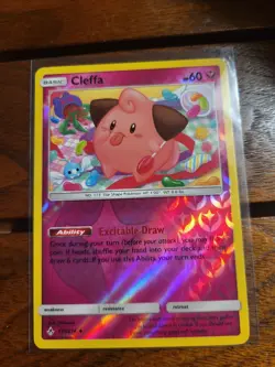 Cleffa Unbroken Bonds Pokemon TCG 131/214 NM Condition Reverse Holo Rare - Image 1