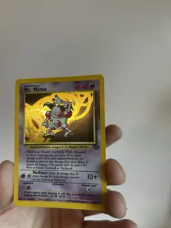 WOTC Mr. Mime 6/64 Jungle Holo Rare Unlimited 1999 English 40HP Pokemon TCG - Image 3