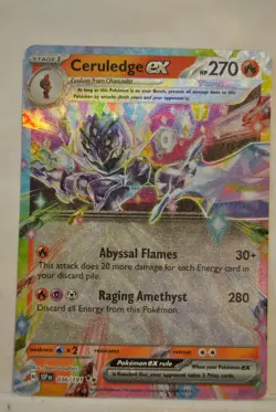 Pokemon Surging Sparks Ceruledge EX 036/191 - Image 1