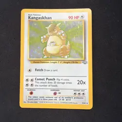 Pokemon TCG Kangaskhan Jungle 5/64 Holo Unlimited Holo Rare LP - Image 1