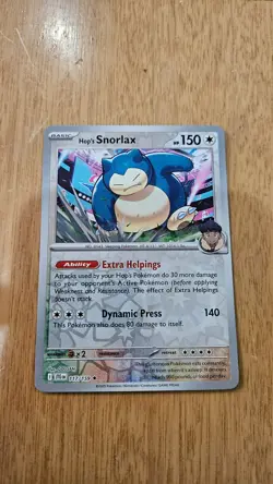 Hop's Snorlax 117/159 Reverse-Holographic Pokemon card - Image 2