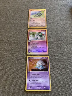 Lot Of 3. Vintage, Pokemon TCG Reverse Holo. Vibrava. Kirilia, Meditite. LP - Image 1