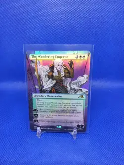 The Wandering Emperor (Borderless) Kamigawa: Neon Dynasty Foil x NM - Image 1