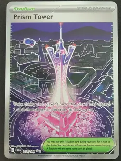 Prism Tower 111/086 Ultra Rare Chaos Rising Pokemon TCG - Image 1