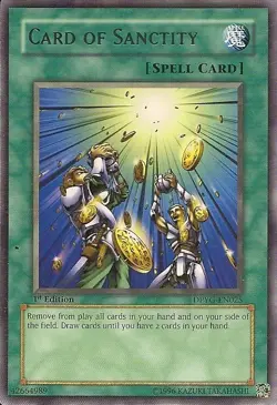 1x (HP) Card of Sanctity - DPYG-EN025 - Rare - Unlimited Edition YuGiOh - Image 1