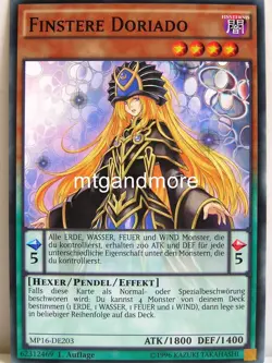 Yu-Gi-Oh - 1x Finstere Doriado - MP16 - Mega-Tins - Common - Image 1