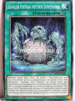 Yu-Gi-Oh - 1x Dunkler Vertrag mit dem Sumpfkonig - MP16 - Mega-Tins - Common - Image 1