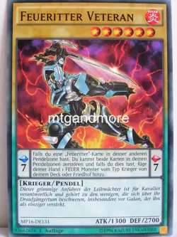 Yu-Gi-Oh - 1x Feueritter Veteran - MP16 - Mega-Tins - Common - Image 1