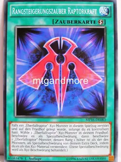 Yu-Gi-Oh - 1x Rangsteigerungszauber Raptorkraft - MP16 - Mega-Tins - Common - Image 1