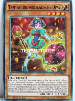Yu-Gi-Oh - 1x Tamtam die Musikalische Diva - MP16 - Mega-Tins - Common - Image 1