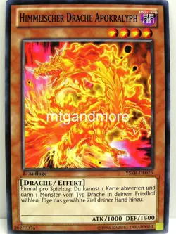 Yu-Gi-Oh - 2x Himmlischer Drache Apokralyph - YSKR - Starter Deck Kaiba Reloaded - Image 1
