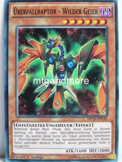 Yu-Gi-Oh - 1x Uberfallraptor - Wilder Geier - MP16 - Mega-Tins - Common - Image 1