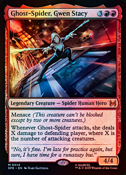 Ghost-Spider, Gwen Stacy - Marvel's Spiderman: Legal-Eternal MTG SDCC 2025 - Image 1