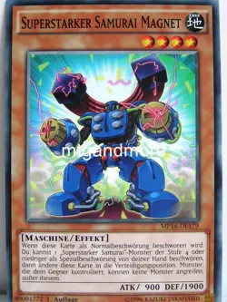 Yu-Gi-Oh - 1x Superstarker Samurai Magnet - MP16 - Mega-Tins - Common - Image 1