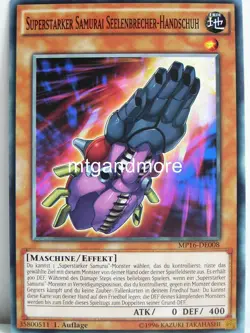 Yu-Gi-Oh - 1x Superstarker Samurai Seelenbrecher-Handschuh - MP16 - Mega-Tins - Image 1