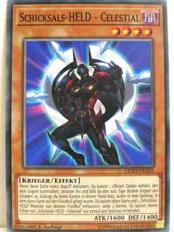 Yugioh - 1x #005 Schicksals-HELD - Celestial - LEHD-A - Legendary Hero Decks - Image 1
