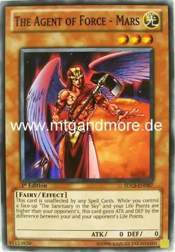 Yu-Gi-Oh 3x The Agent of Force - Mars - - - SDLS - Image 1