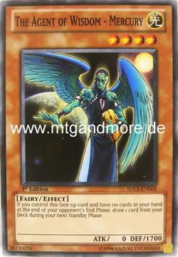 Yu-Gi-Oh 3x The Agent of Wisdom - Mercury - - - SDLS - Image 1