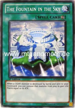 Yu-Gi-Oh 3x The Fountain in the Sky - - - SDLS - Image 1