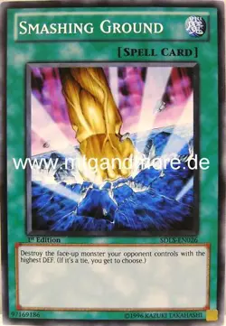 Yu-Gi-Oh 1x Smashing Ground - - - SDLS - Image 1