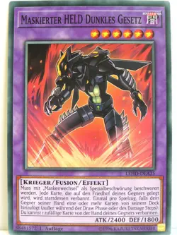 Yugioh - 1x #035 Maskierter HELD Dunkles Gesetz - LEHD-A - Legendary Hero Decks - Image 1