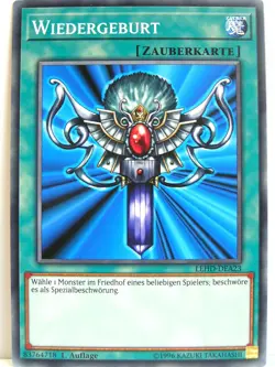 Yugioh - 1x #023 Wiedergeburt - LEHD-A - Legendary Hero Decks - Image 1