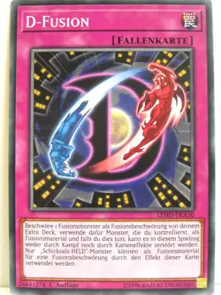 Yugioh - 1x #030 D-Fusion - LEHD-A - Legendary Hero Decks - Image 1