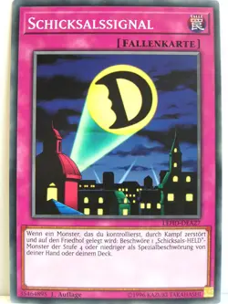 Yugioh - 1x #027 Schicksalssignal - LEHD-A - Legendary Hero Decks - Image 1