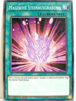 Yugioh - 1x #024 Magische Steinausgrabung - LEHD-A - Legendary Hero Decks - Image 1