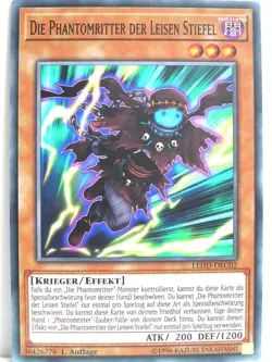Yugioh - 1x #002 Die Phantomritter der Leisen Stiefel - LEHD-C - Legendary Hero - Image 1
