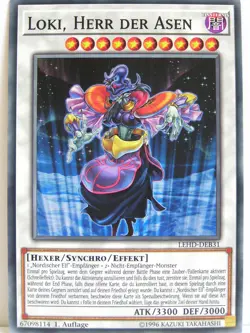 Yugioh - 1x #031 Loki, Herr der Asen - LEHD-B - Legendary Hero Decks - Image 1