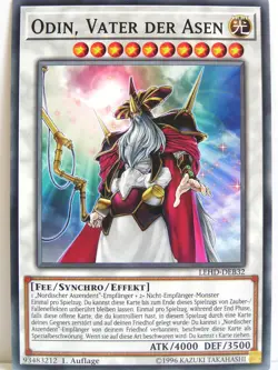 Yugioh - 1x #032 Odin, Vater der Asen - LEHD-B - Legendary Hero Decks - Image 1