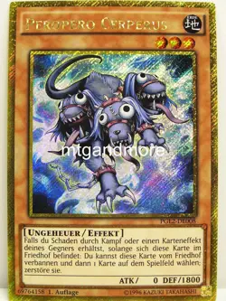 Yu-Gi-Oh - 2x Peropero Cerperus - PGL2 - Premium Gold Serie 2 - Secret Rare - Image 1