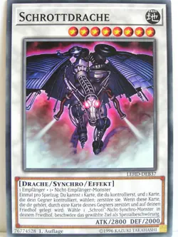 Yugioh - 1x #037 Schrottdrache - LEHD-B - Legendary Hero Decks - Image 1