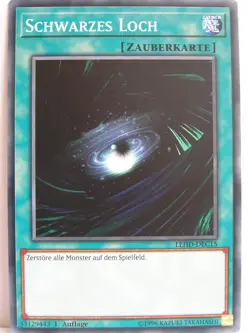 Yugioh - 1x #015 Schwarzes Loch - LEHD-C - Legendary Hero Decks - Image 1