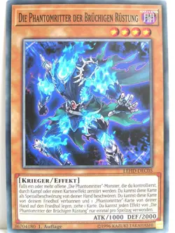 Yugioh - 1x #005 Die Phantomritter der bruchigen Rustung - LEHD-C - Legendary He - Image 1