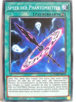 Yugioh - 1x #014 Speer der Phantomritter - LEHD-C - Legendary Hero Decks - Image 1
