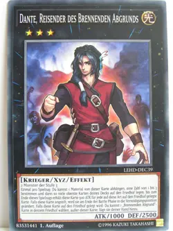 Yugioh - 1x #039 Dante, Reisender des Brennenden Abgrunds - LEHD-C - Legendary H - Image 1