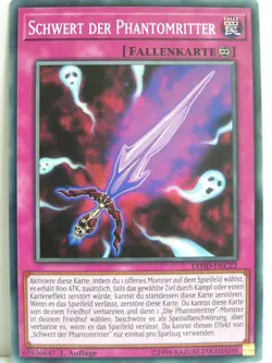 Yugioh - 1x #022 Schwert der Phantomritter - LEHD-C - Legendary Hero Decks - Image 1