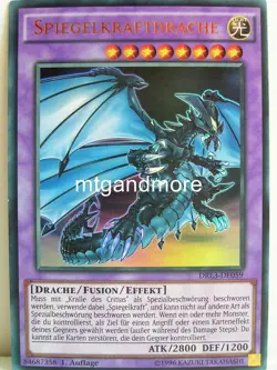 Yu-Gi-Oh - 1x Spiegelkraftdrache - DRL3 - Dragons of Legend Unleashed - Ultra - Image 1