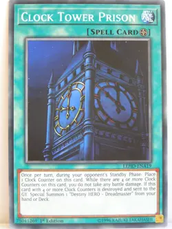 Yugioh - 1x #019 Clock Tower Prison - LEHD-A - Legendary Hero Decks - Image 1